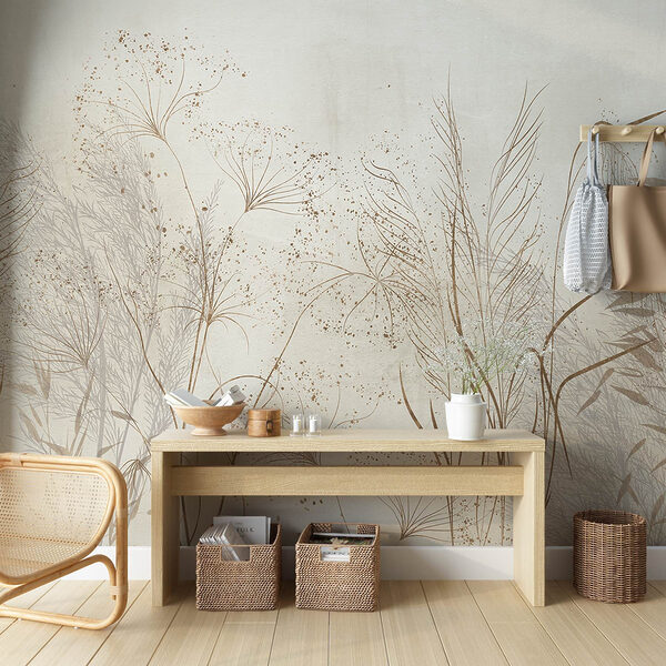 Pokojná a pokojná ilustrácia prírody. Pokojná a pokojná ilustrácia prírody.