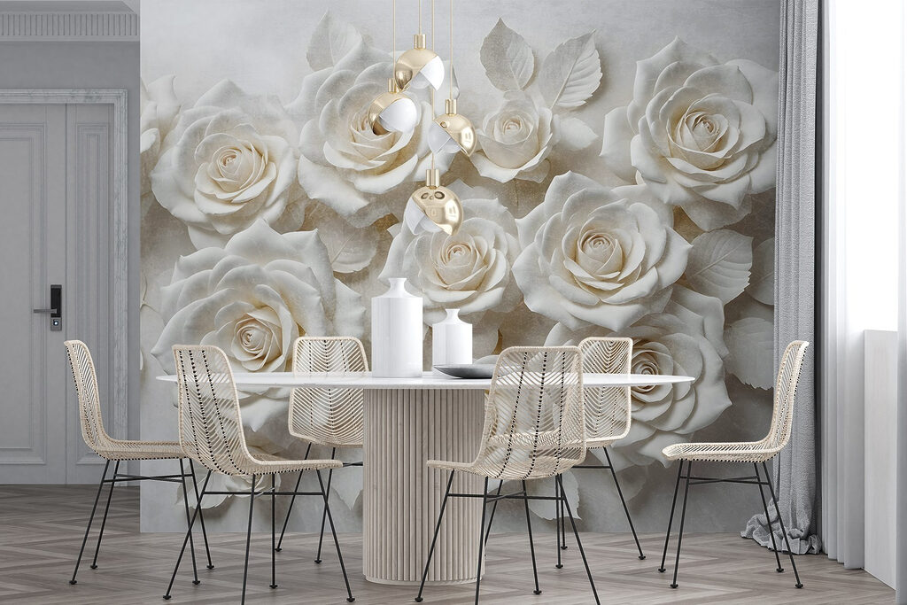 Group of white roses Group of white roses