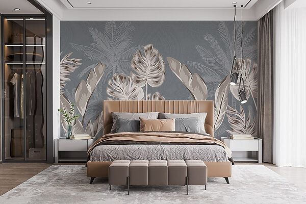 Elegantný botanický dizajn s jemnými odtieňmi Elegantný botanický dizajn s jemnými odtieňmi