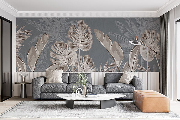 Elegantný botanický dizajn s jemnými odtieňmi Elegantný botanický dizajn s jemnými odtieňmi