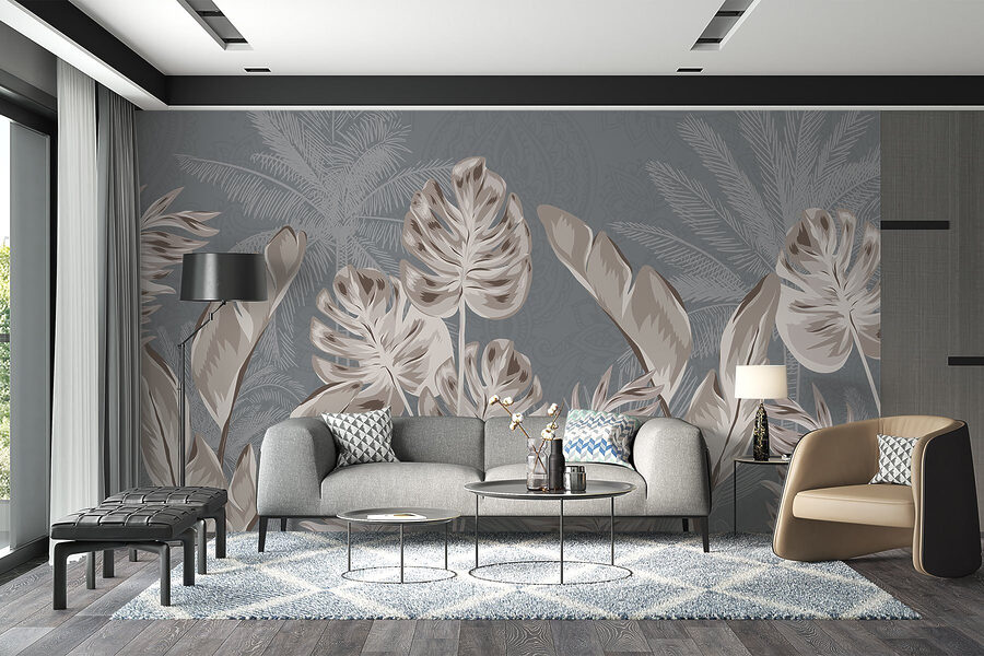 Elegantný botanický dizajn s jemnými odtieňmi