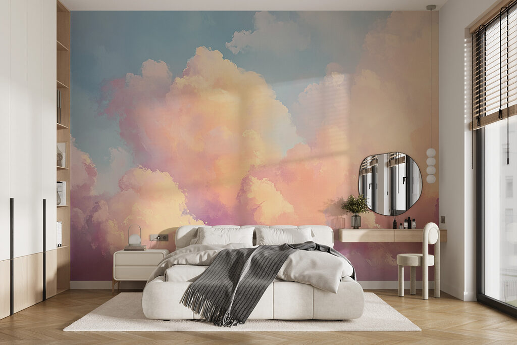 Colorful clouds in the sky