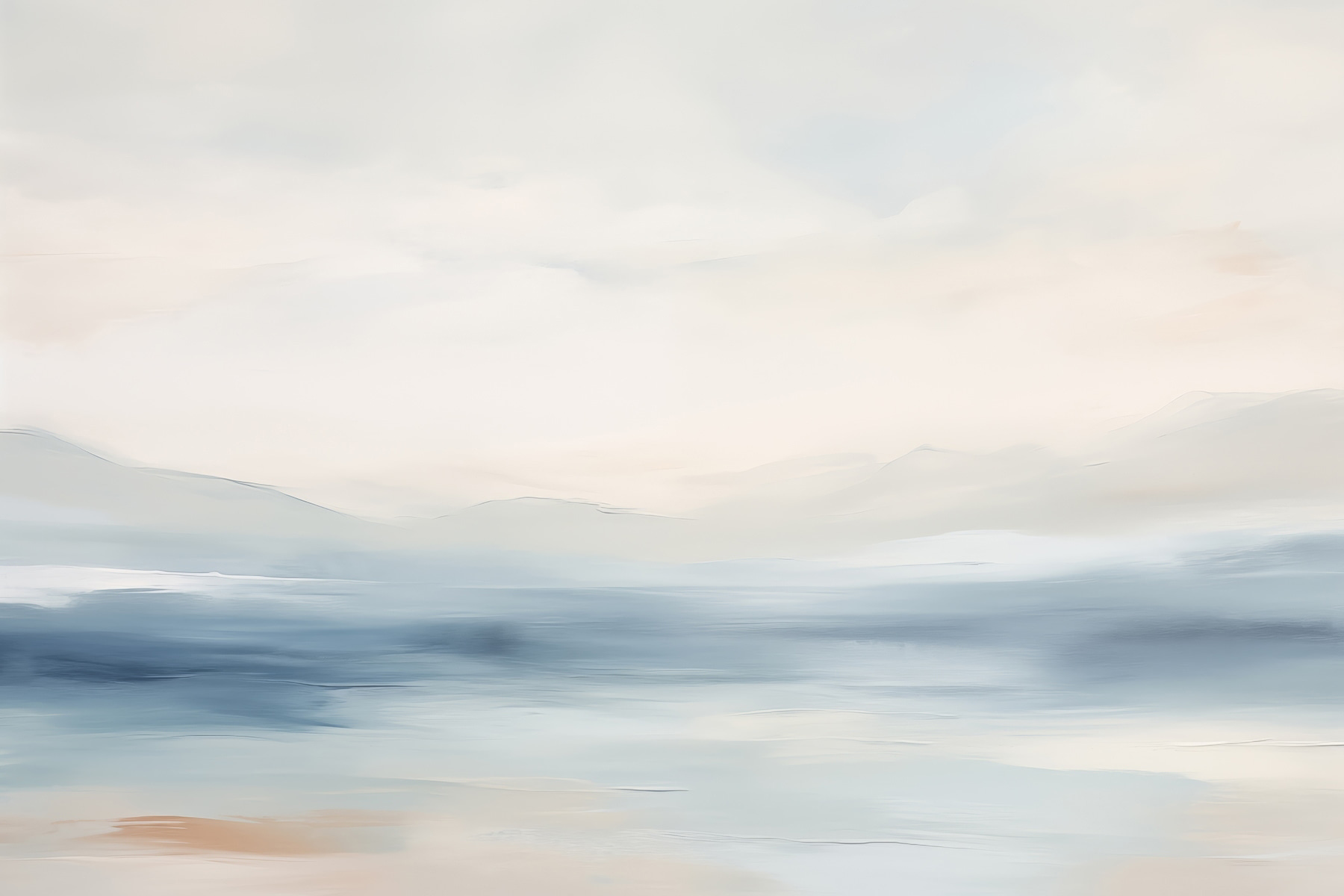 Water with a cloudy sky