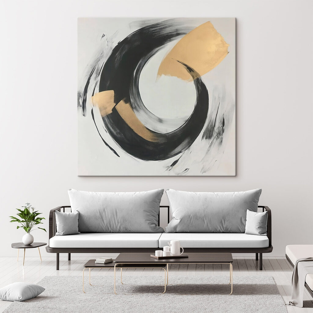 Dynamic interplay of black and white Dynamic interplay of black and white