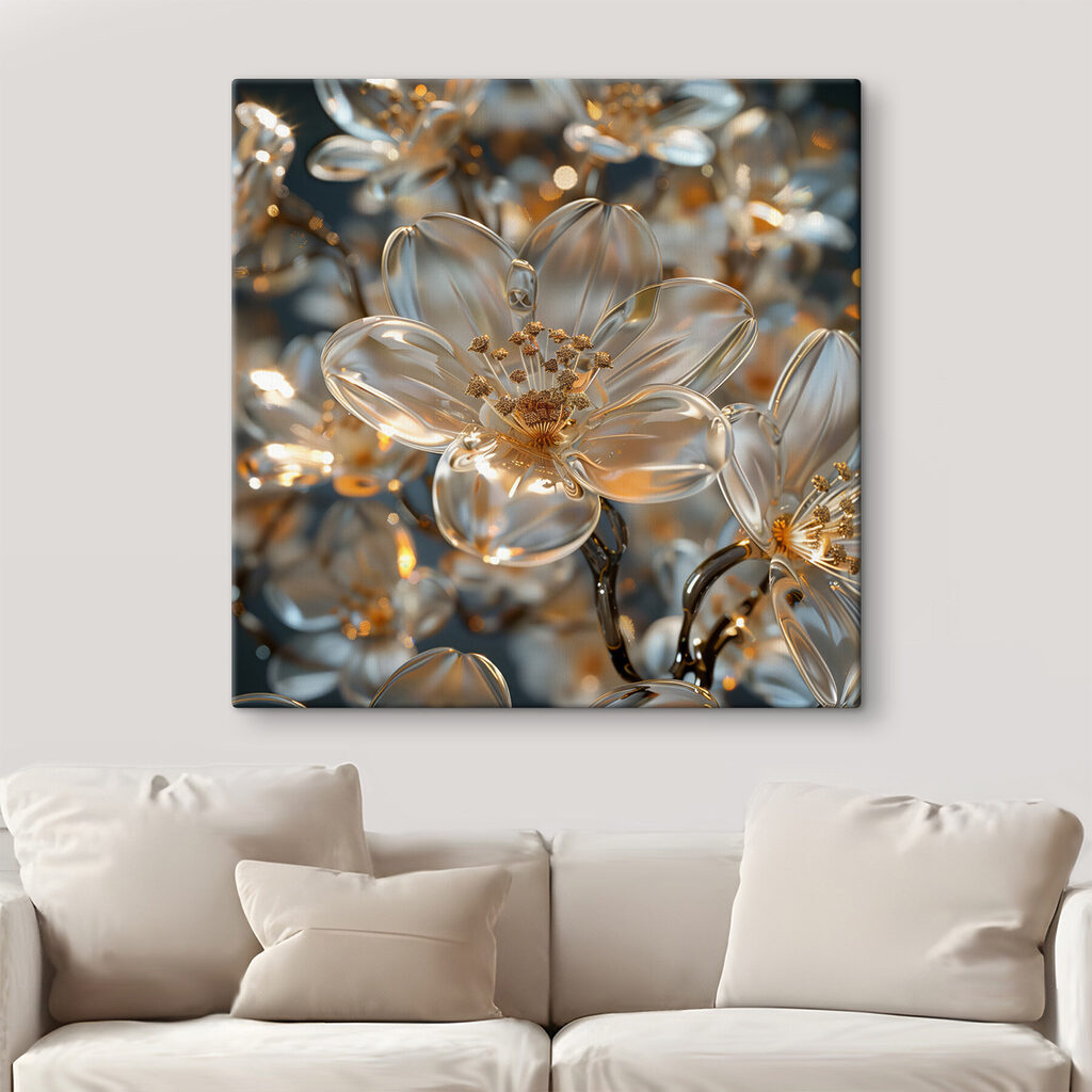 Delicate blossoms in soft hues