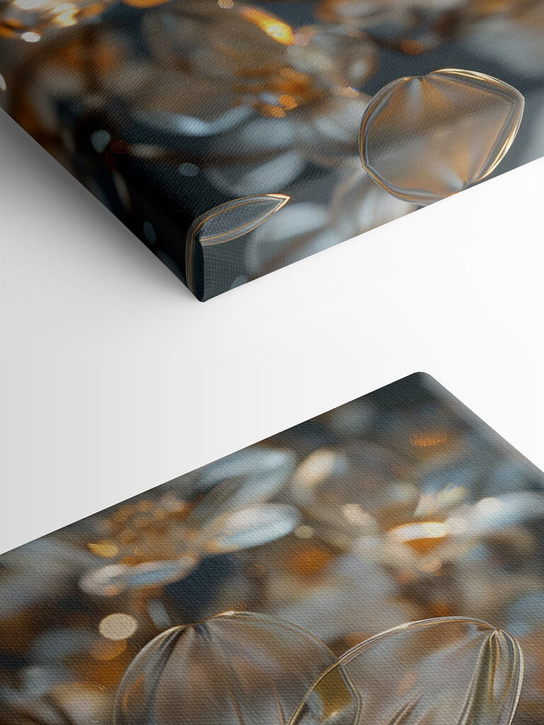 Delicate blossoms in soft hues