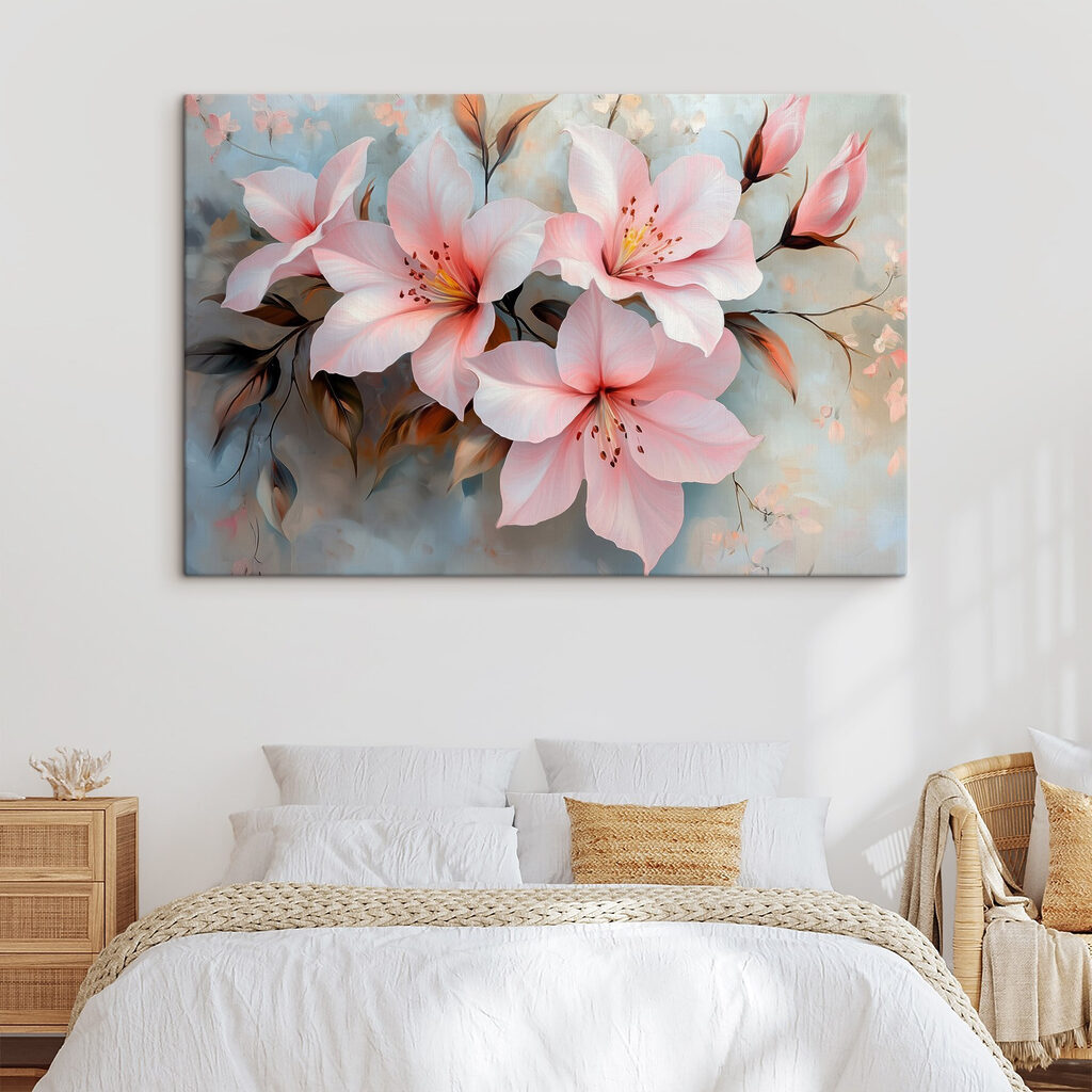 Group of pink flowers
