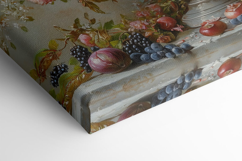 Painting of flowers in a vase Painting of flowers in a vase