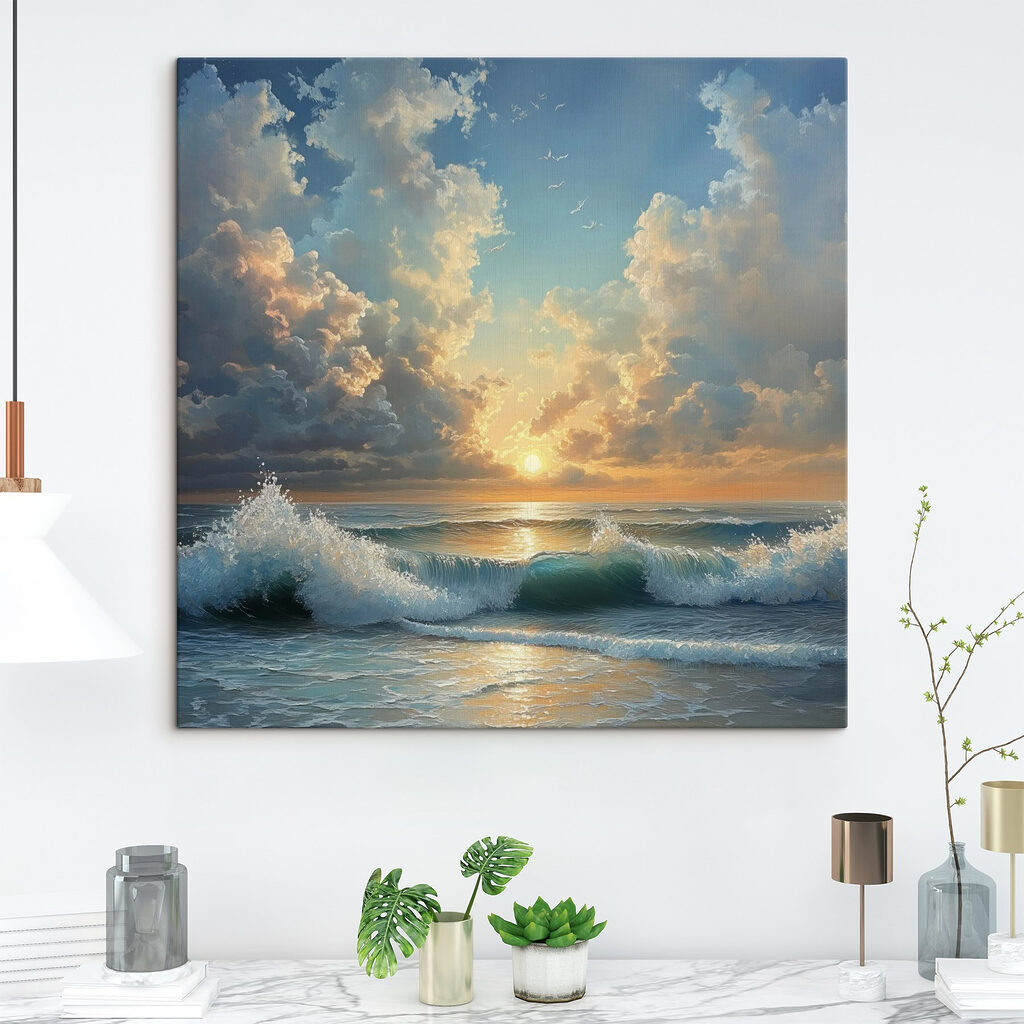 Waves crashing on the beach Waves crashing on the beach