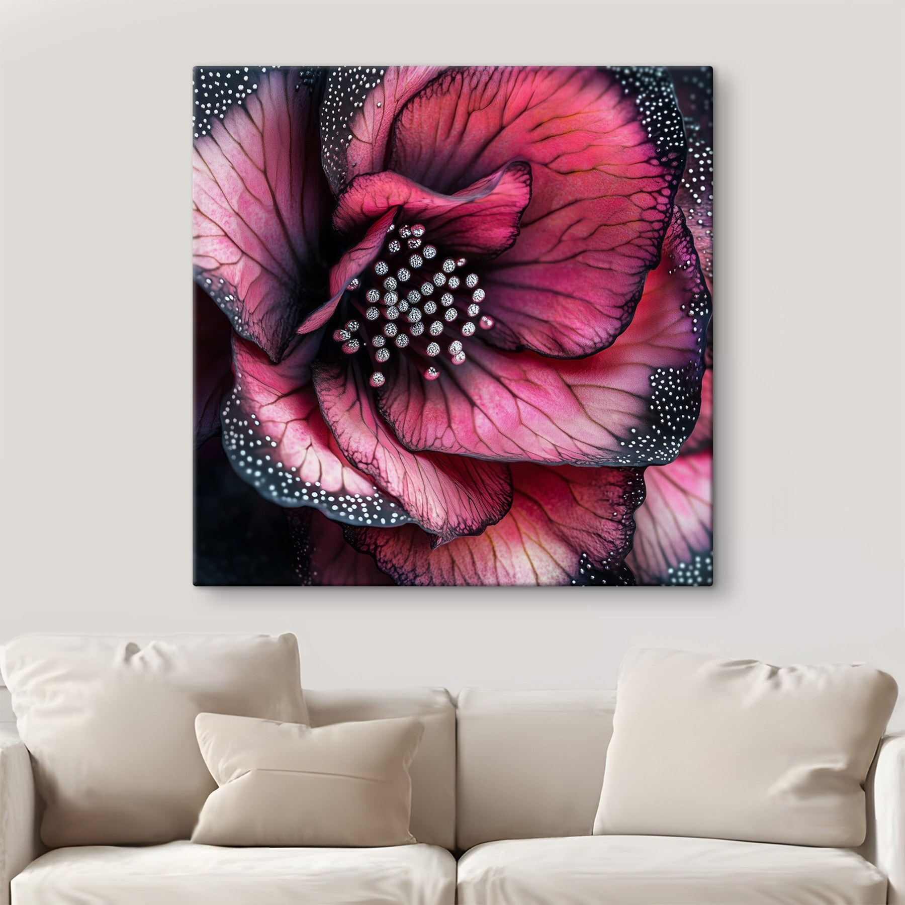 Delicate petals in vivid hues