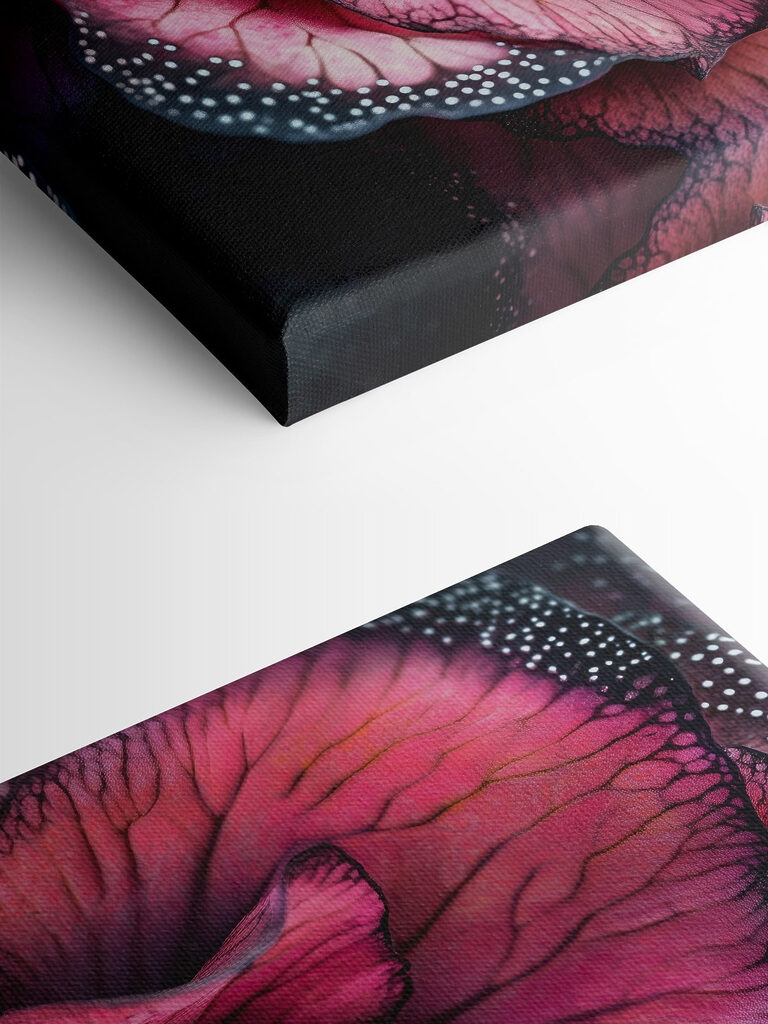 Delicate petals in vivid hues