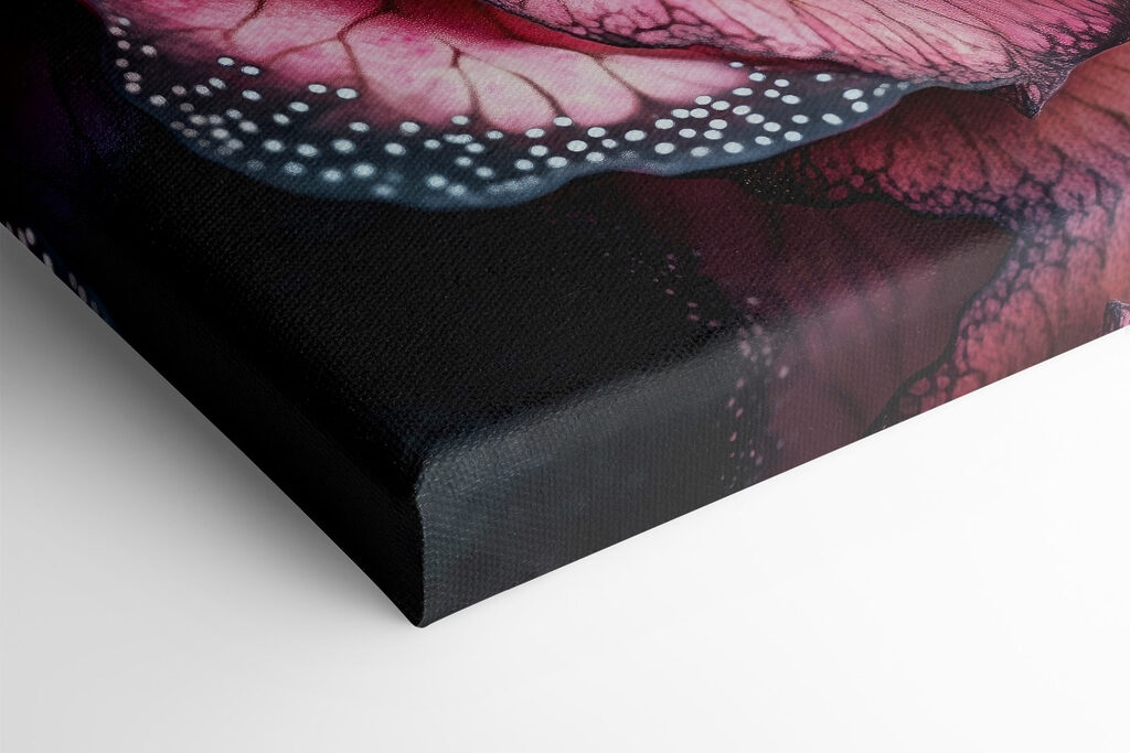 Delicate petals in vivid hues