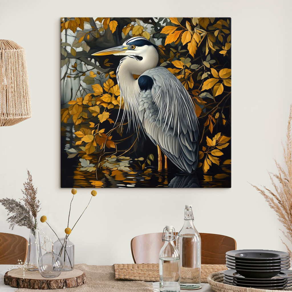 Bird standing in water