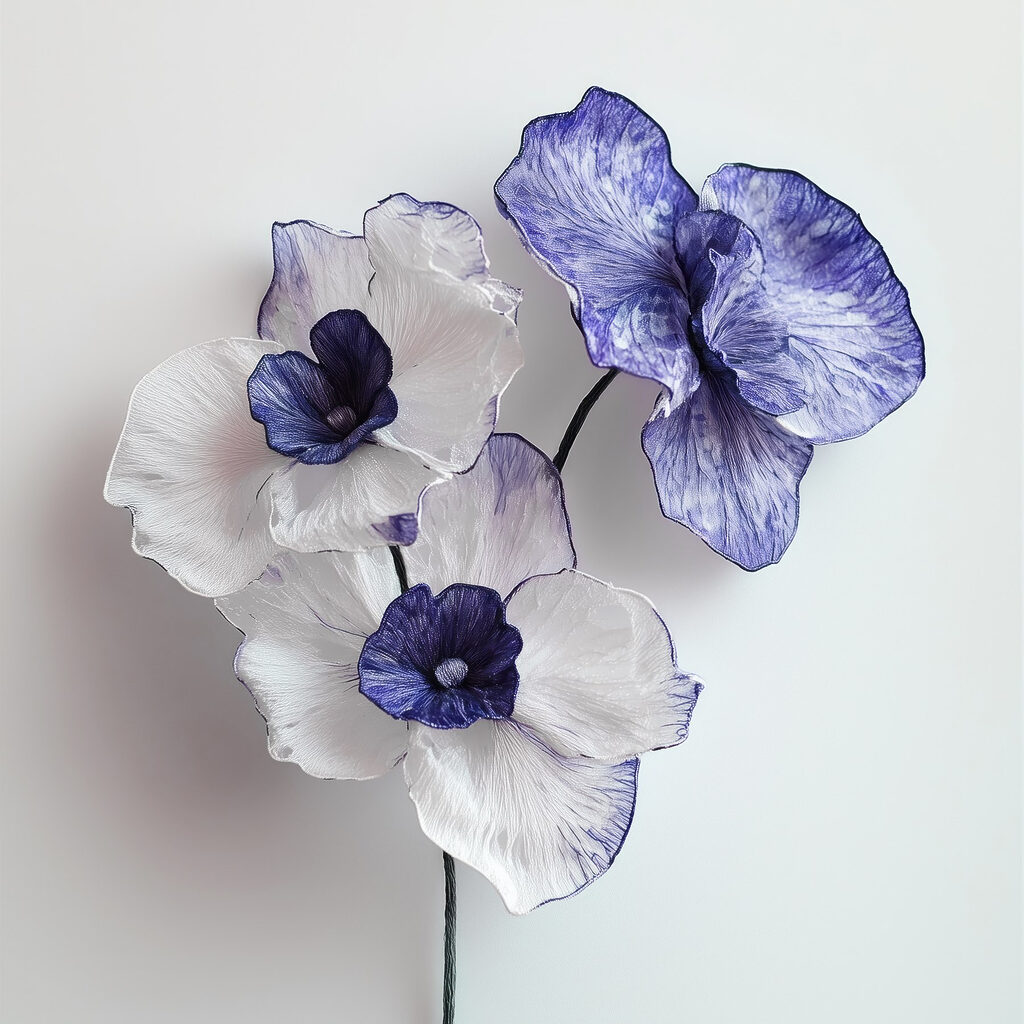 Delicate blooms in soft hues