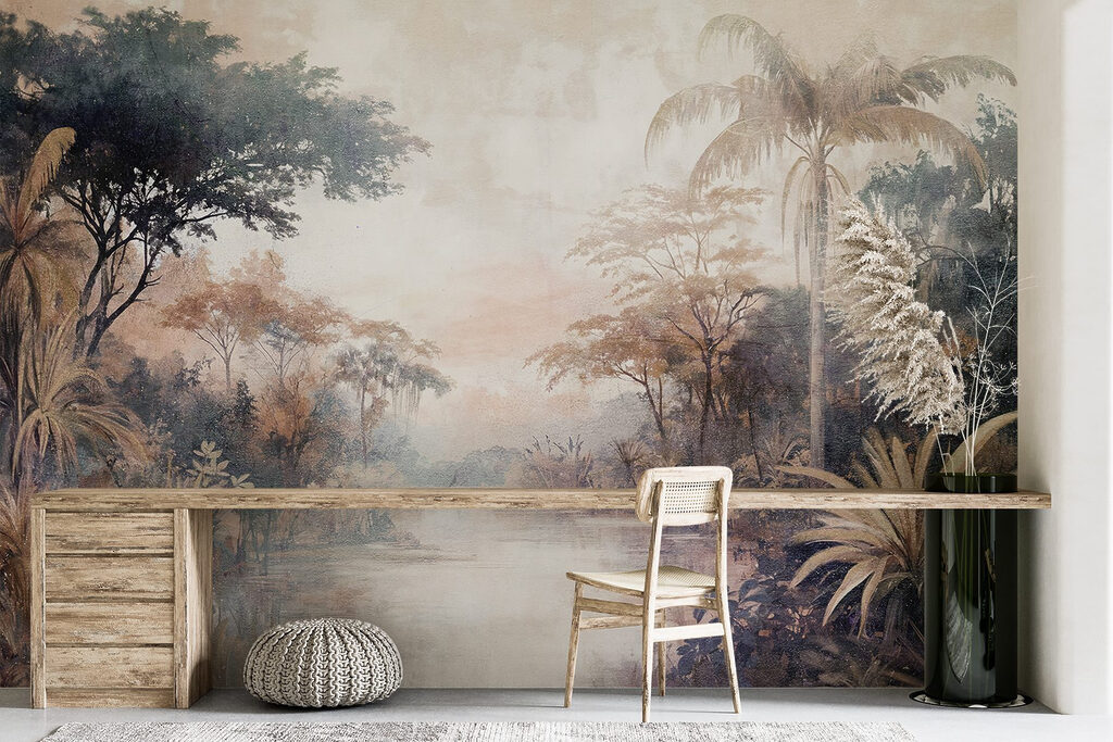 River with trees and plants River with trees and plants