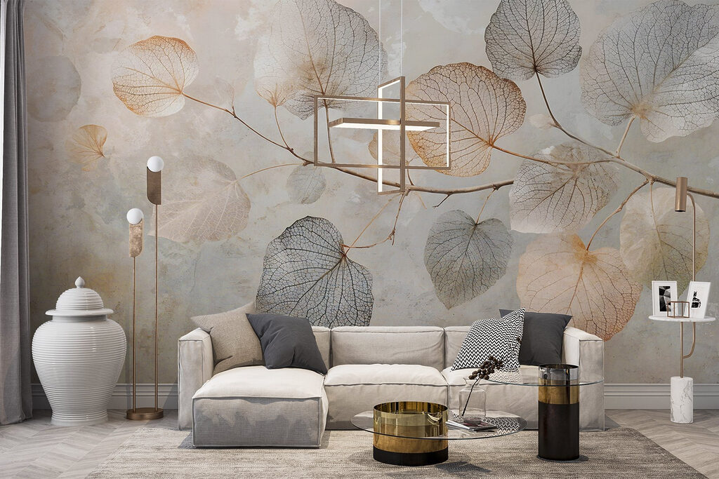 Branch with leaves on it