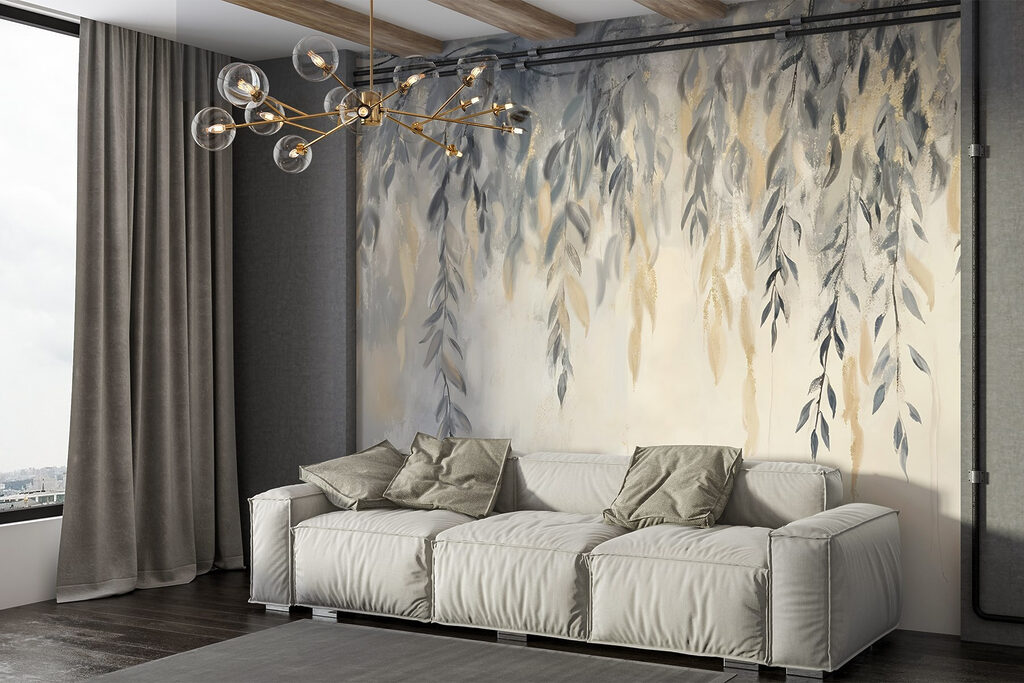 Painting of a tree branch Painting of a tree branch