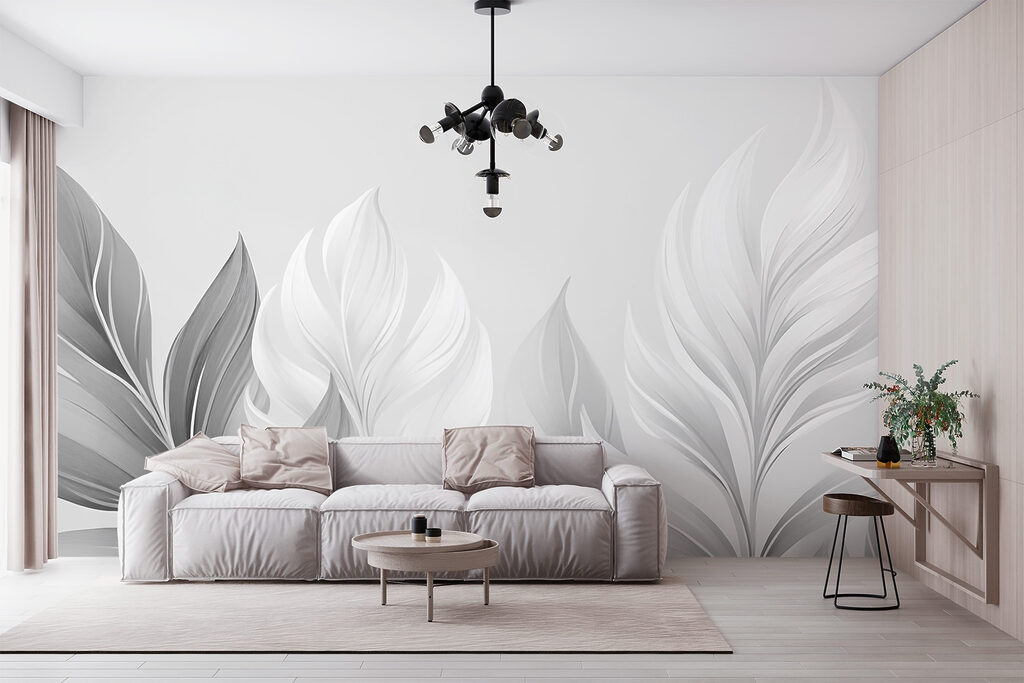 Delicate leaves in soft monochrome Delicate leaves in soft monochrome