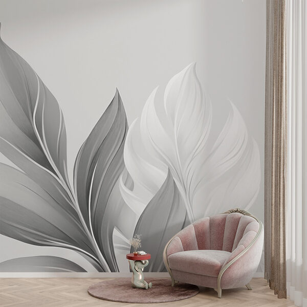 Delicate leaves in soft monochrome Delicate leaves in soft monochrome