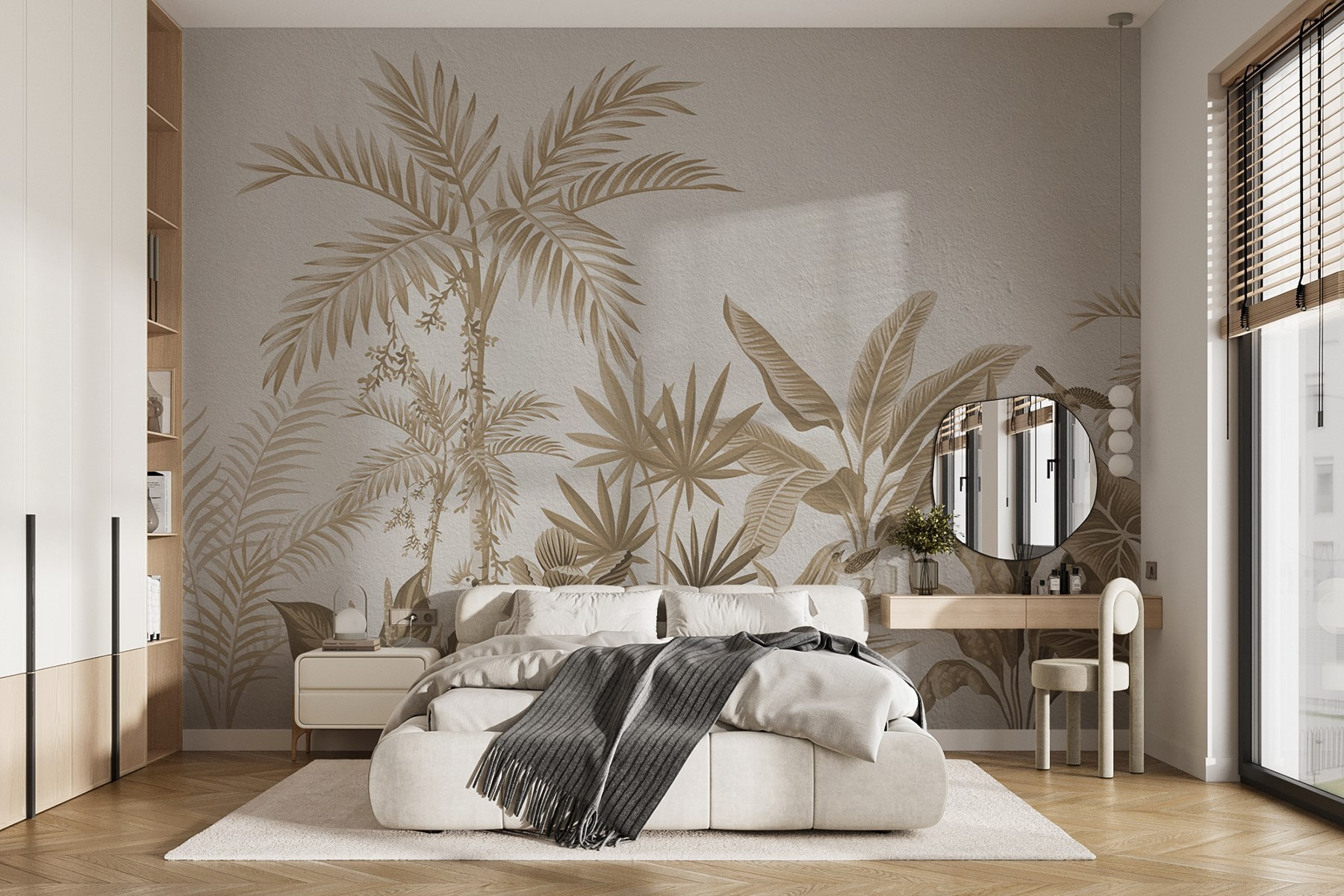 Wallpaper with plants and leaves Wallpaper with plants and leaves