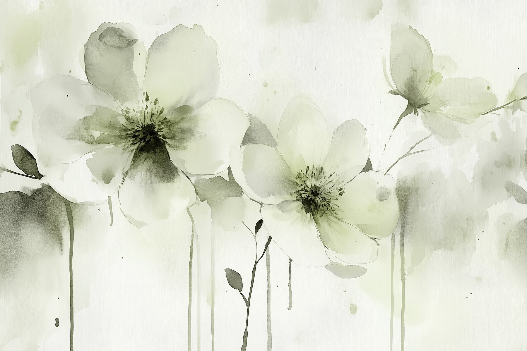 Soft blooms in delicate pastel tones