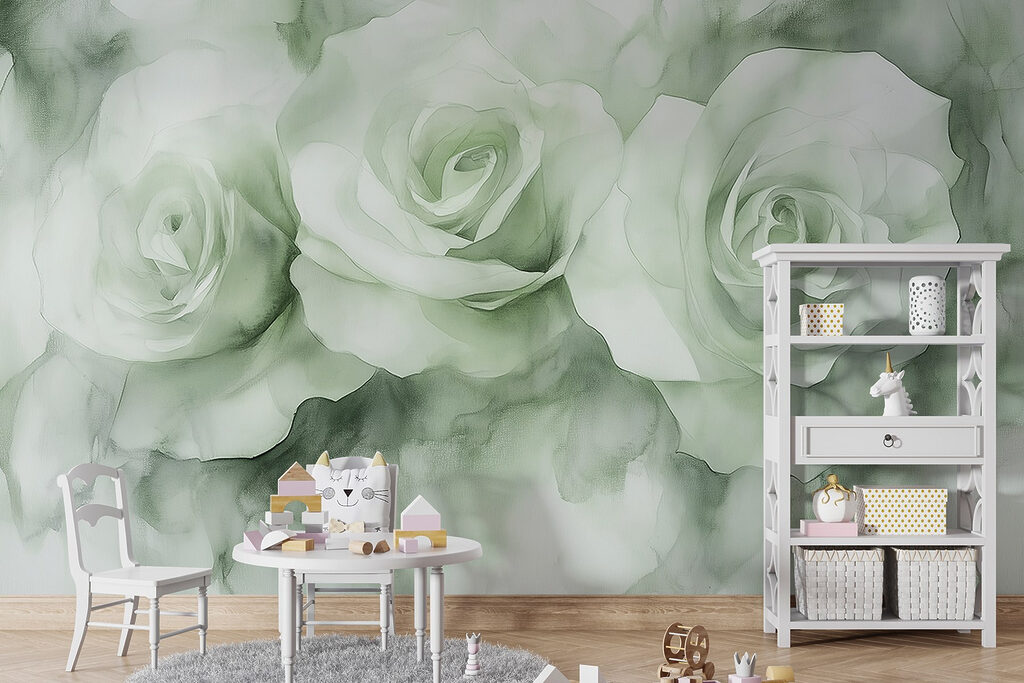 Group of white roses