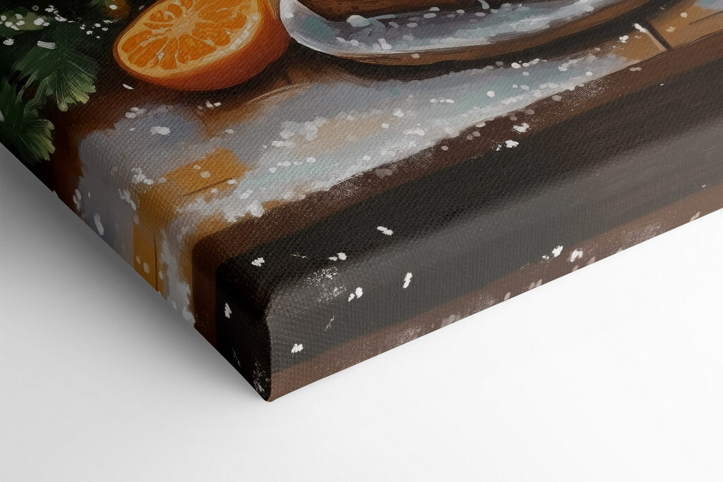 Food and candles on a table Food and candles on a table