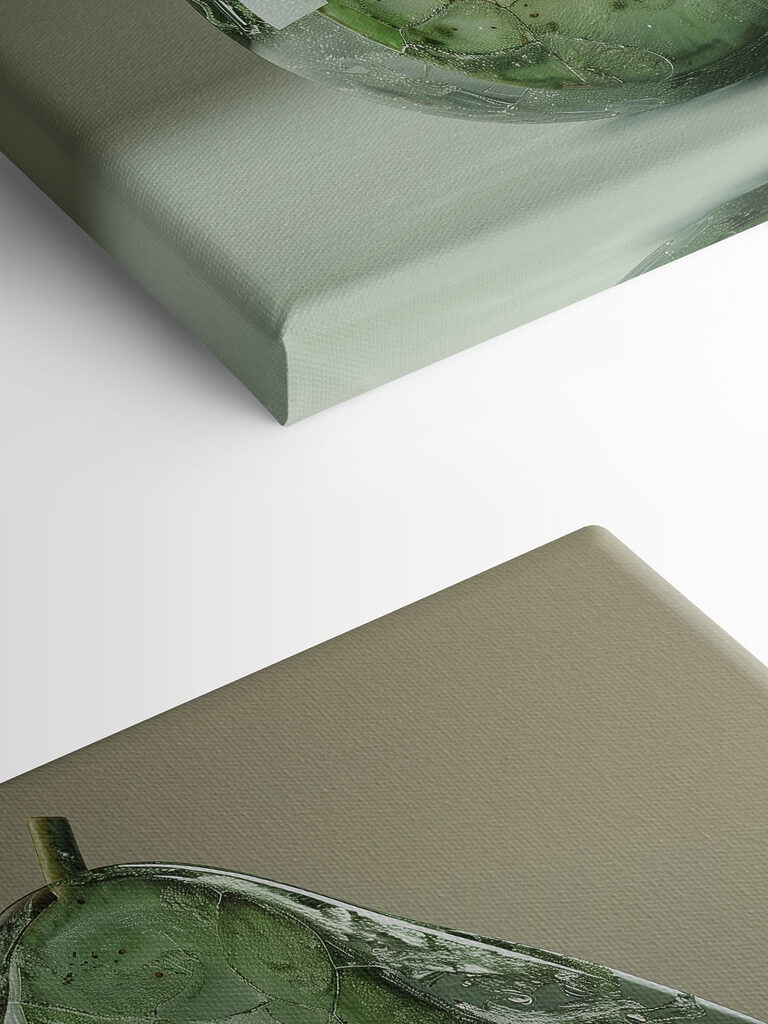 Artistic interpretation of a ripe avocado Artistic interpretation of a ripe avocado