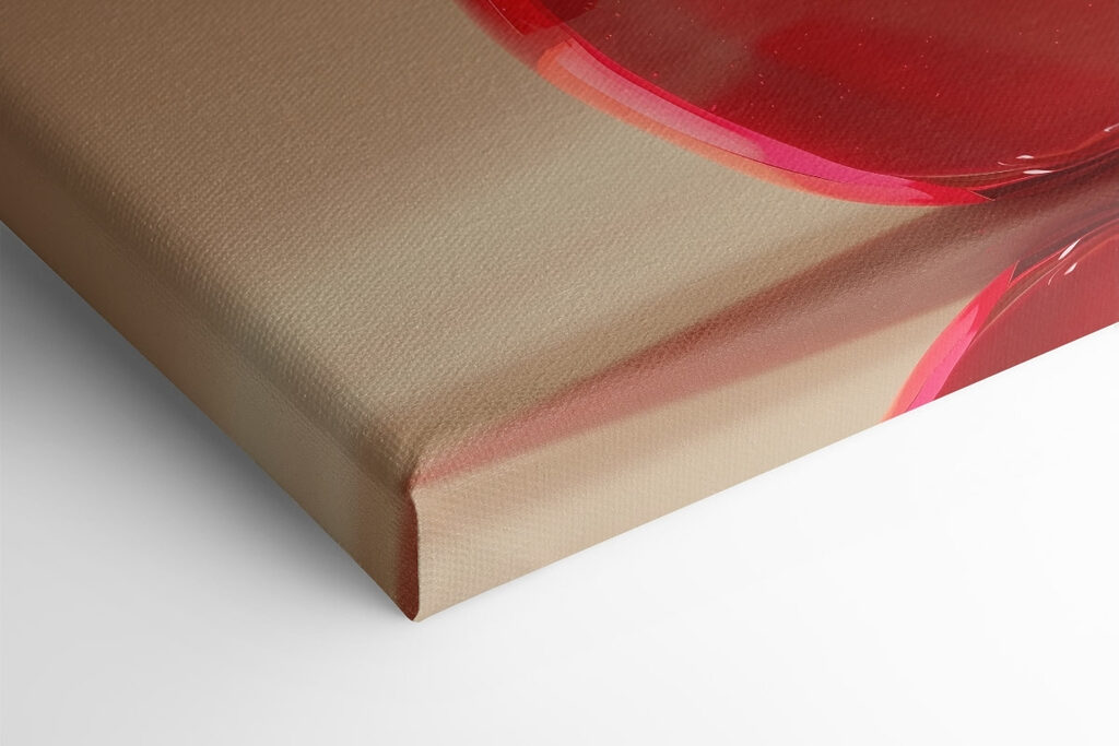 Red cherry with a stem Red cherry with a stem