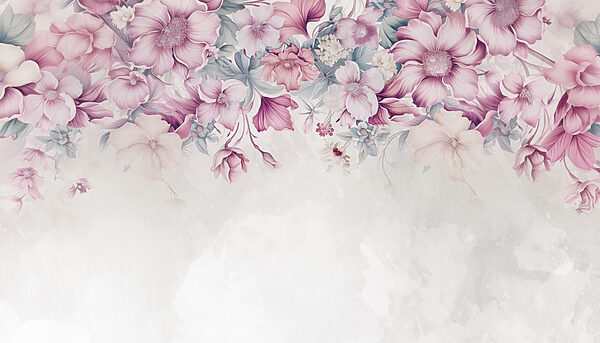 Floral elegance in soft pastels