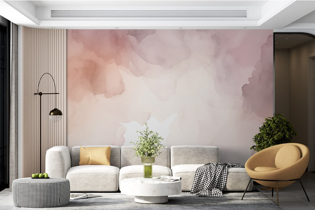 Soft hues blend in gentle harmony Soft hues blend in gentle harmony