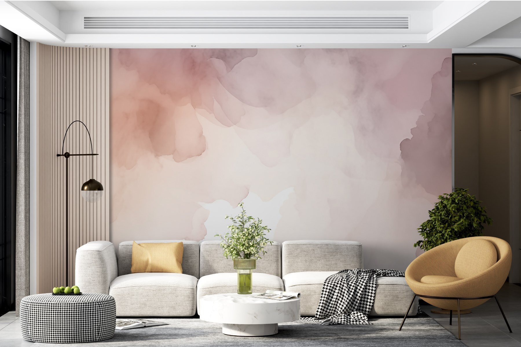 Soft hues blend in gentle harmony Soft hues blend in gentle harmony