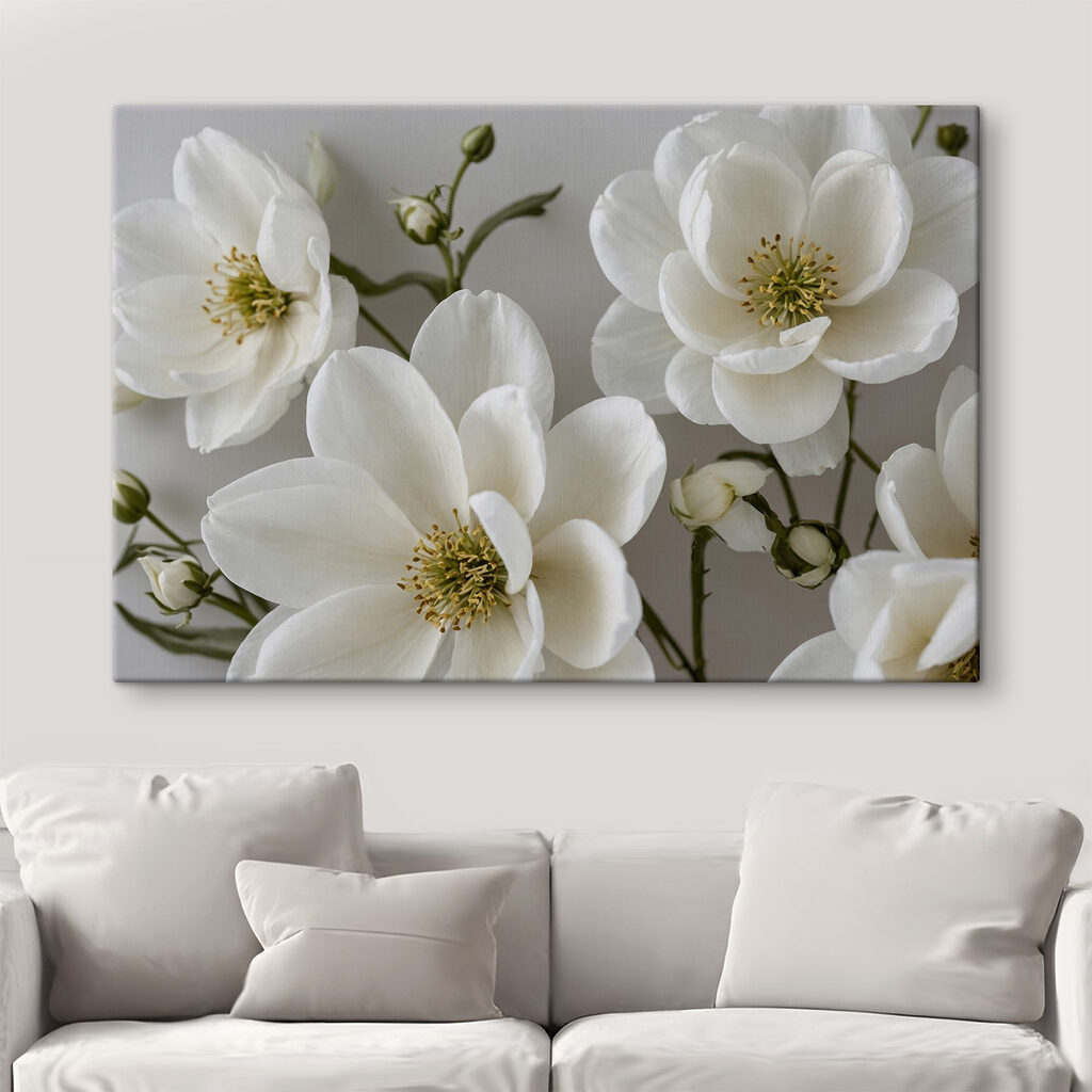 Group of white flowers