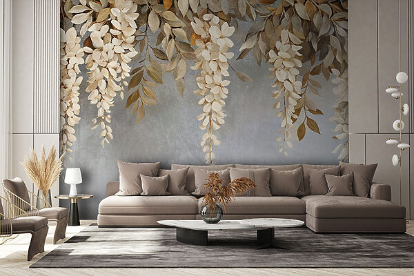 Delicate leaves cascade beautifully down Delicate leaves cascade beautifully down