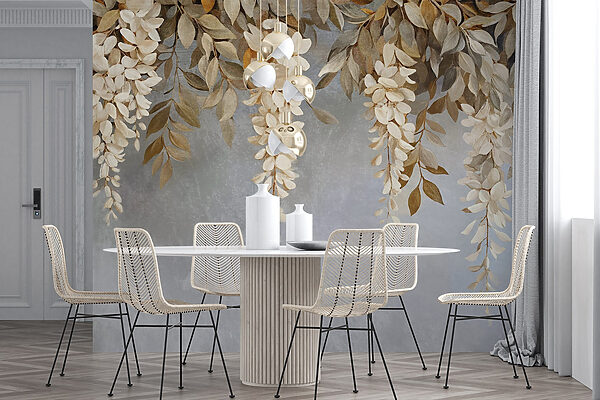 Delicate leaves cascade beautifully down Delicate leaves cascade beautifully down