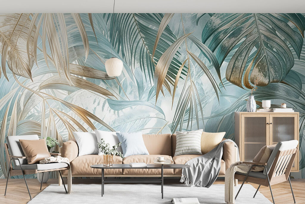 Delicate leaves in soft hues Delicate leaves in soft hues