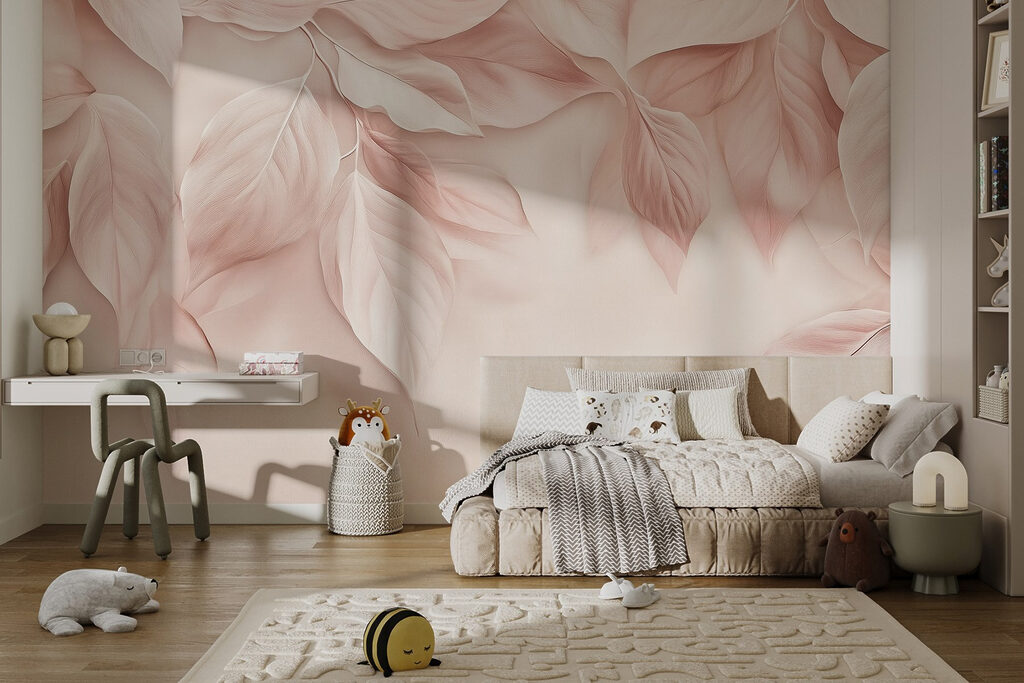 Delicate leaves in soft hues Delicate leaves in soft hues