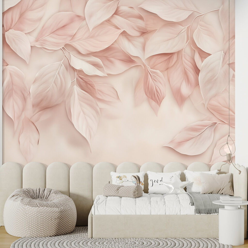 Delicate leaves in soft hues Delicate leaves in soft hues