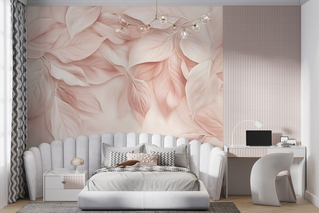 Delicate leaves in soft hues Delicate leaves in soft hues