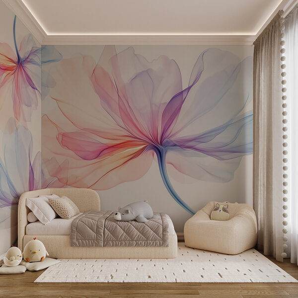 Delicate petals in soft hues