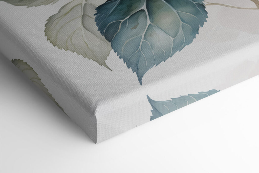 Painting of flowers on a white background