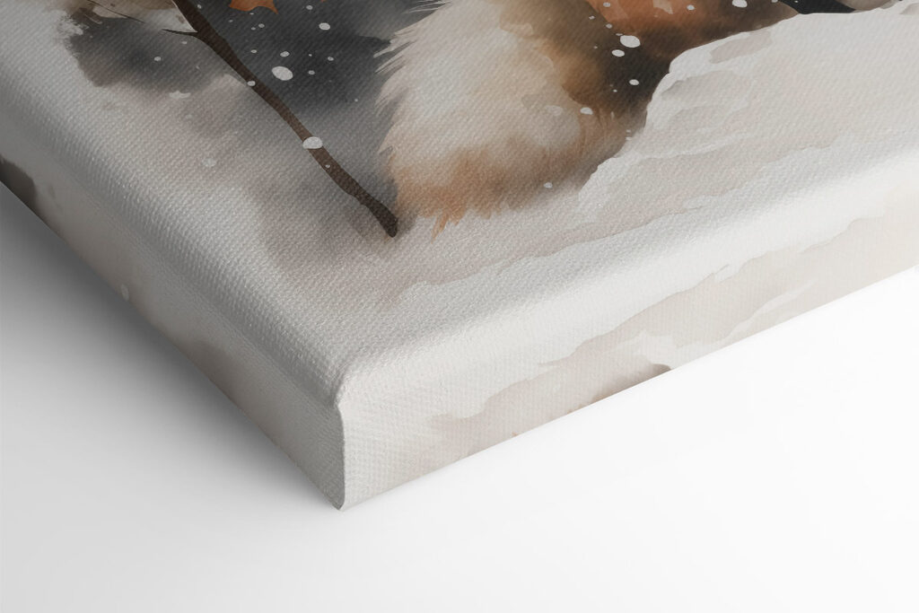 Fox sitting in the snow Fox sitting in the snow