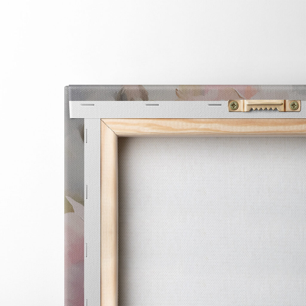 Painting of pink flowers