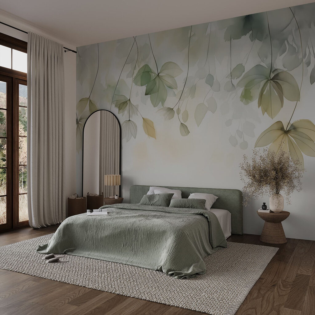 Delicate leaves in soft hues Delicate leaves in soft hues