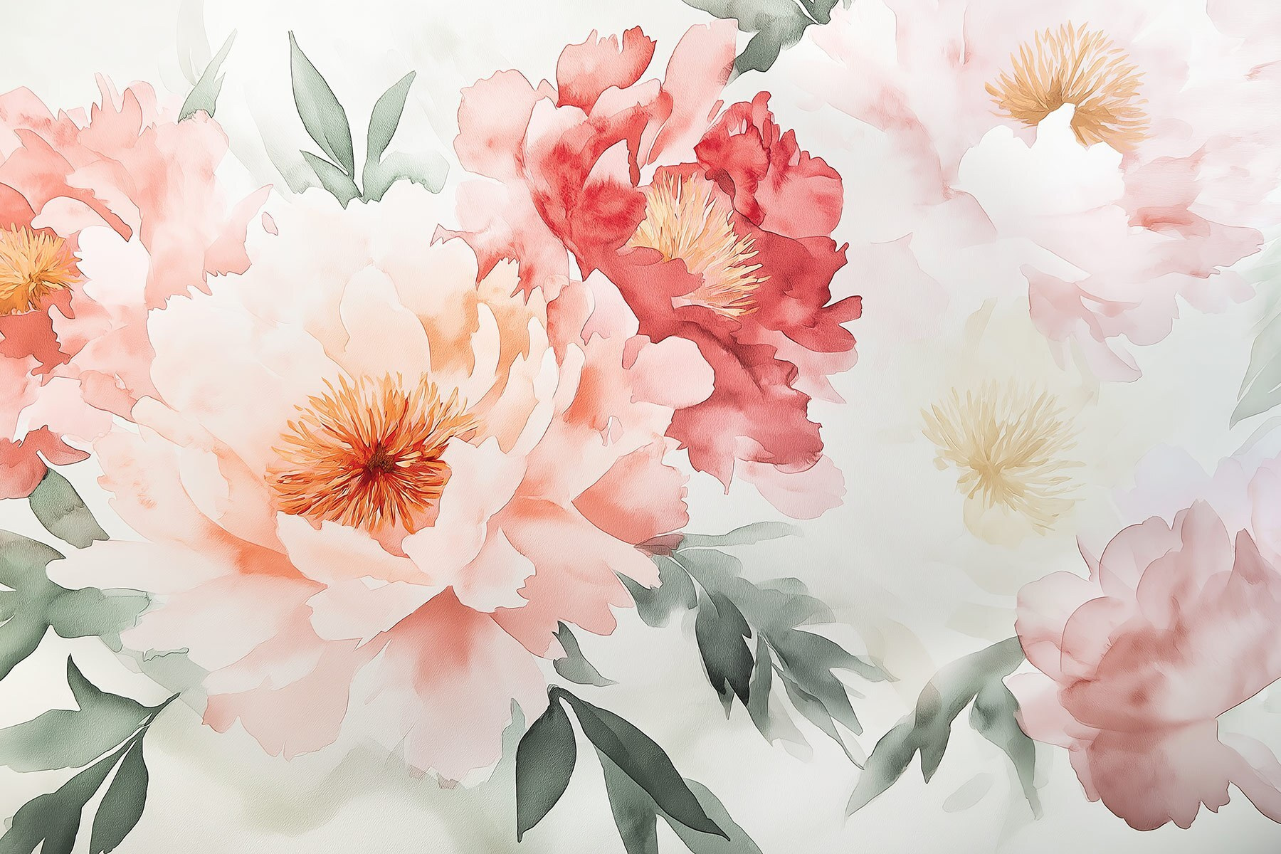 Beautiful blooms in soft hues