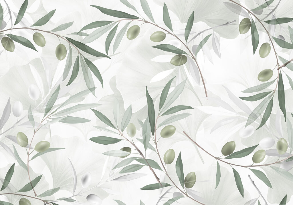Delicate greenery on a soft backdrop