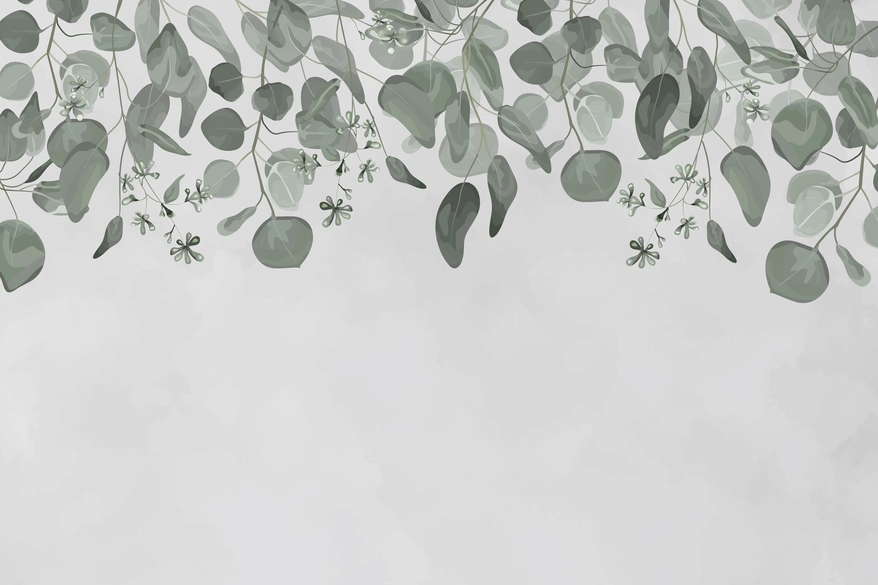 Delicate leaves framing a soft backdrop