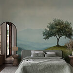 Fototapety Strom na kopci