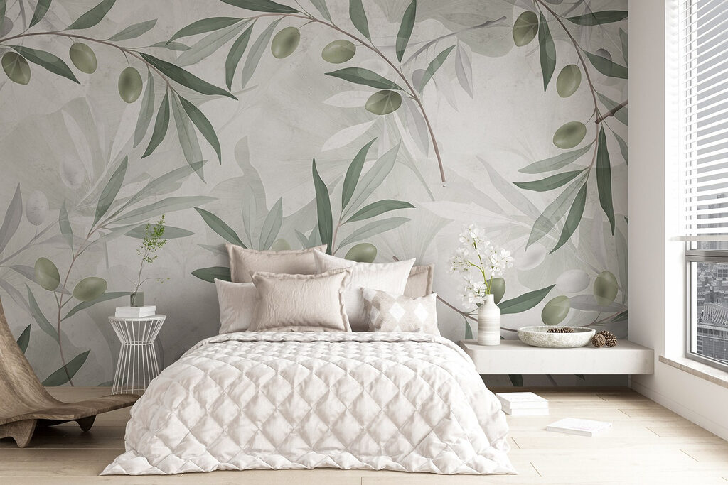 Delicate greenery on a soft backdrop