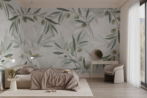 Delicate greenery on a soft backdrop